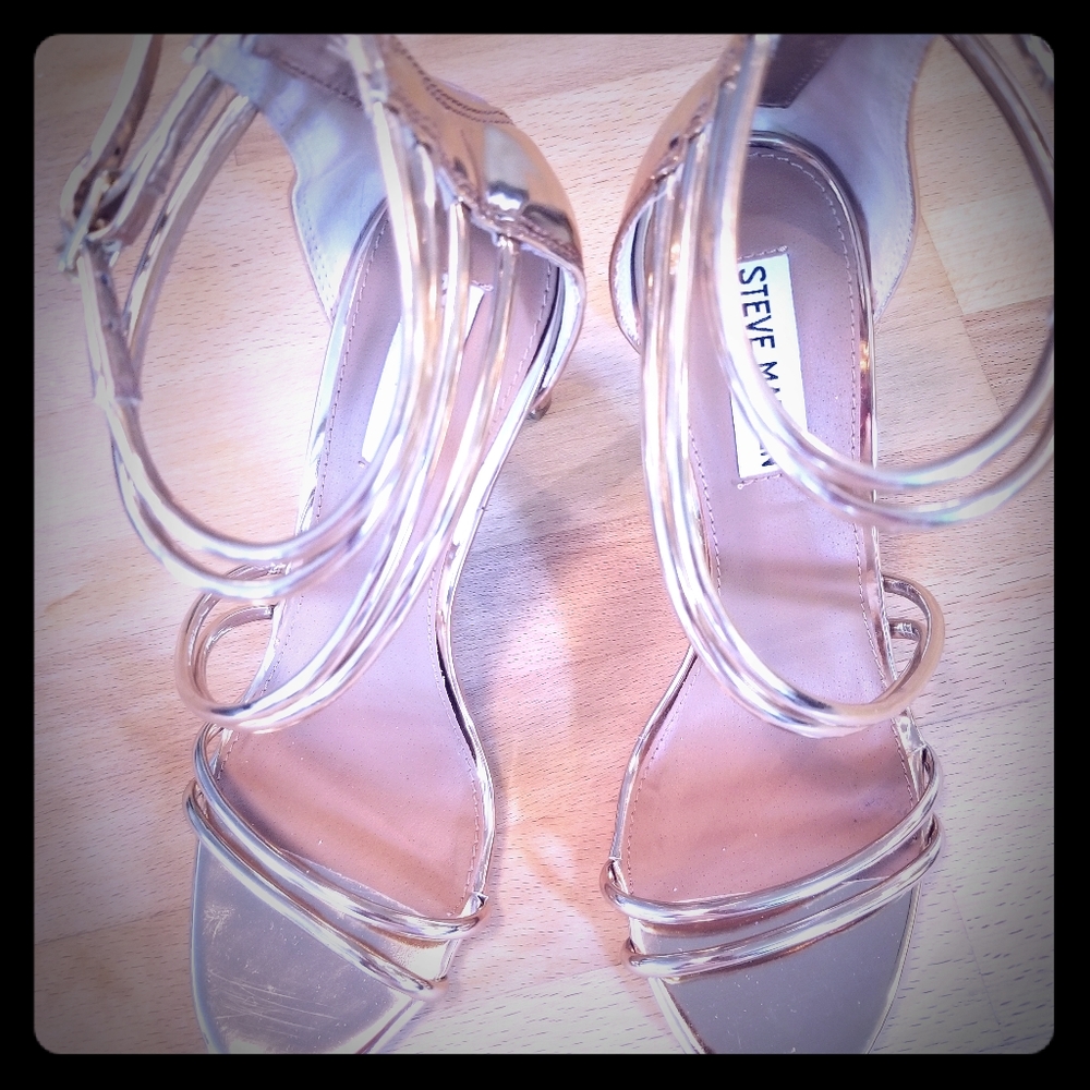 Steve Madden Heels Rose Gold